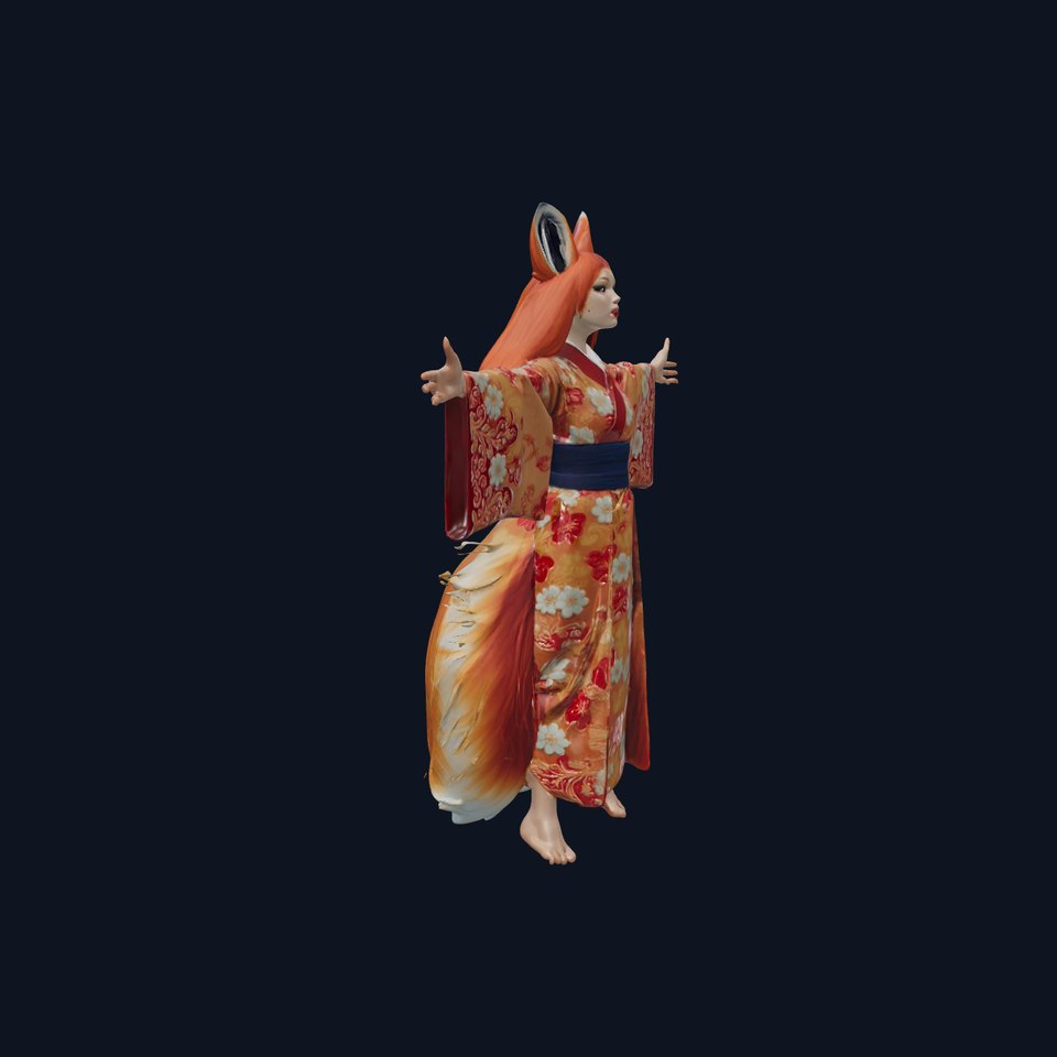 Intrinsic Kitsune Kimono model pack